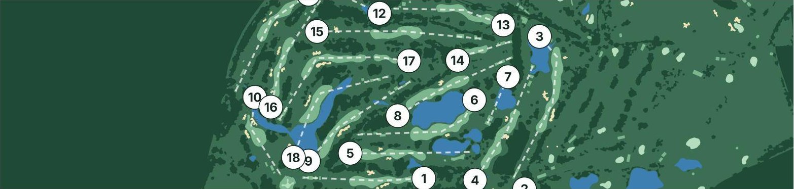 All 18 holes of the Brabazon, mapped